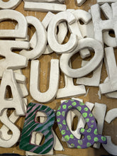 Load image into Gallery viewer, Walk-in workshop - Decorate ceramic letters, fruit, and animals
