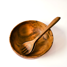 Load image into Gallery viewer, HAND CARVED  WOODEN SALAD  BOWLS
