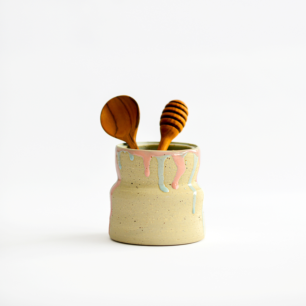 HAND CARVED WOODEN HONEY DIPPERS