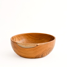 Load image into Gallery viewer, HAND CARVED  WOODEN SALAD  BOWLS

