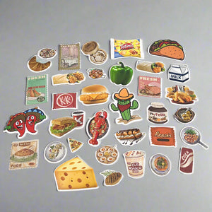 Assorted Food Sticker Mix