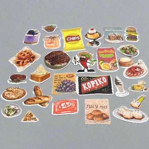 Assorted Food Sticker Mix