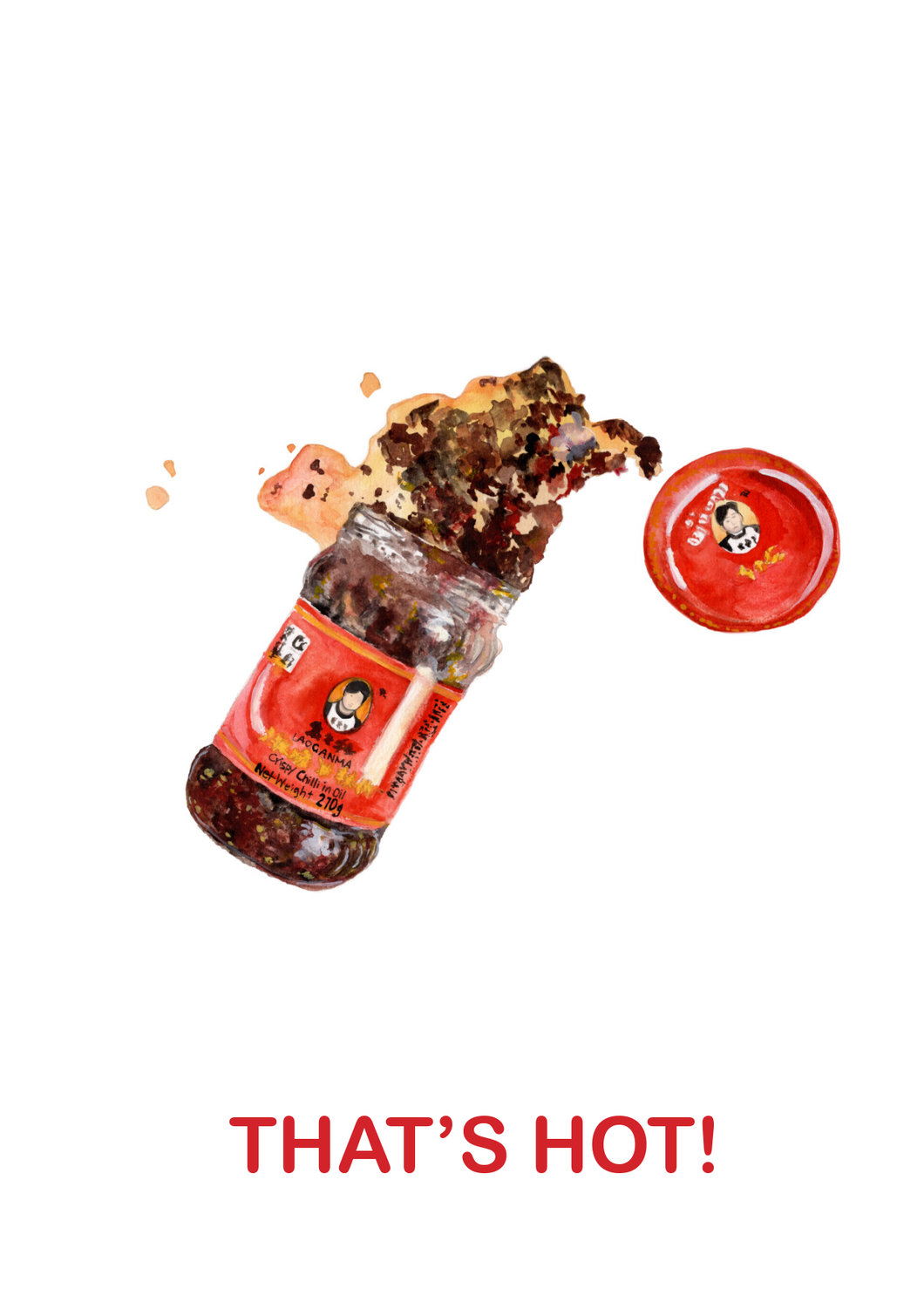 'That's Hot' Greeting Card