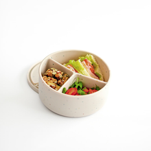 Load image into Gallery viewer, 3 SECTION SILICONE LUNCH BOWL
