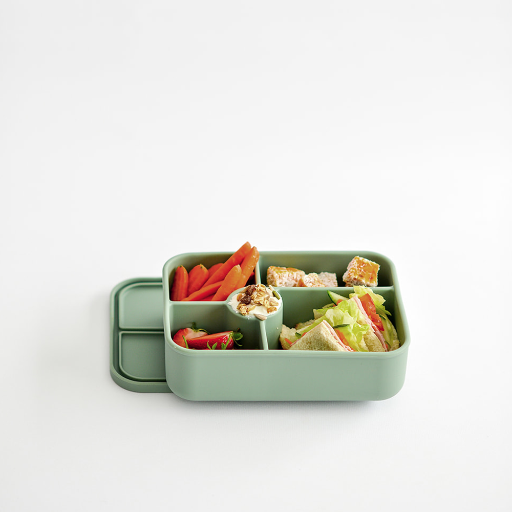 5 SECTION SILICONE LUNCH BOX