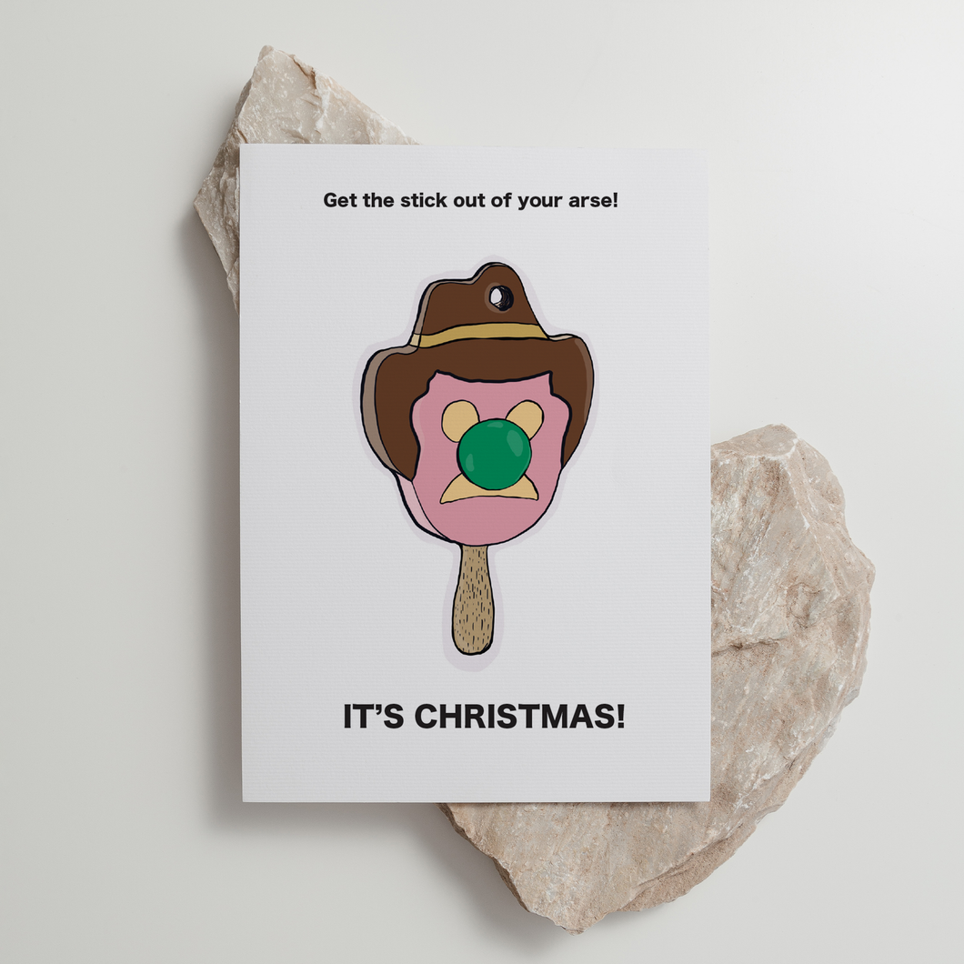 Bubble O Bill ‘Get the Stick Out' - Christmas Card