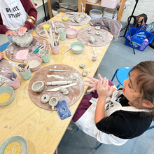 Load image into Gallery viewer, Tots Clay Club - Weekly Pottery Class (Ages 3–7)
