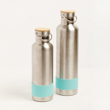 Charger l&#39;image dans la galerie, PLASTIC FREE STAINLESS STEEL DRINK BOTTLES - TURQUOISE
