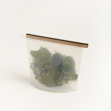 Load image into Gallery viewer, SUSTAINABLE SILICONE REUSABLE ZIPLOCK BAG - SET OF 2 (1 x 1.5L + 1 X 1L)
