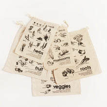 Load image into Gallery viewer, PLASTIC FREE LINEN PRODUCE BAG - HERB

