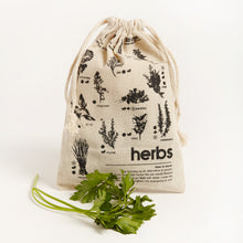 Load image into Gallery viewer, PLASTIC FREE LINEN PRODUCE BAG - HERB
