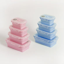 Load image into Gallery viewer, SUSTAINABLE SILICONE COLLAPSIBLE LUNCHBOX &amp; STORAGE SET

