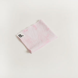 REUSABLE "ON THE GO" NAPKIN - PASTEL TIE DYE 100% LINEN (AUSTRALIAN MADE)  We have created these super soft 100% linen napkins that are reusable and washable instead of using disposable paper napkins.  Perfect for using at home, work or whilst in public spaces.  Simply pop them in a warm wash to re-sanitise.