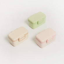 Charger l&#39;image dans la galerie, DOUBLE LAYER BIODEGRADABLE BAMBOO BENTO LUNCH BOX/STORAGE CONTAINER   Finally an eco-friendly lunchbox that also doubles as super cute food storage.  And we&#39;ve added an additional layer for your favourite sauces and snacks!
