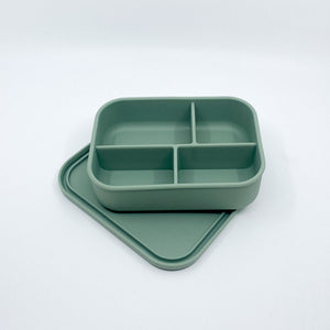 SILICONE LUNCHBOX |. UNBREAKABLE LEAK PROOF - 4 SECTIONS
