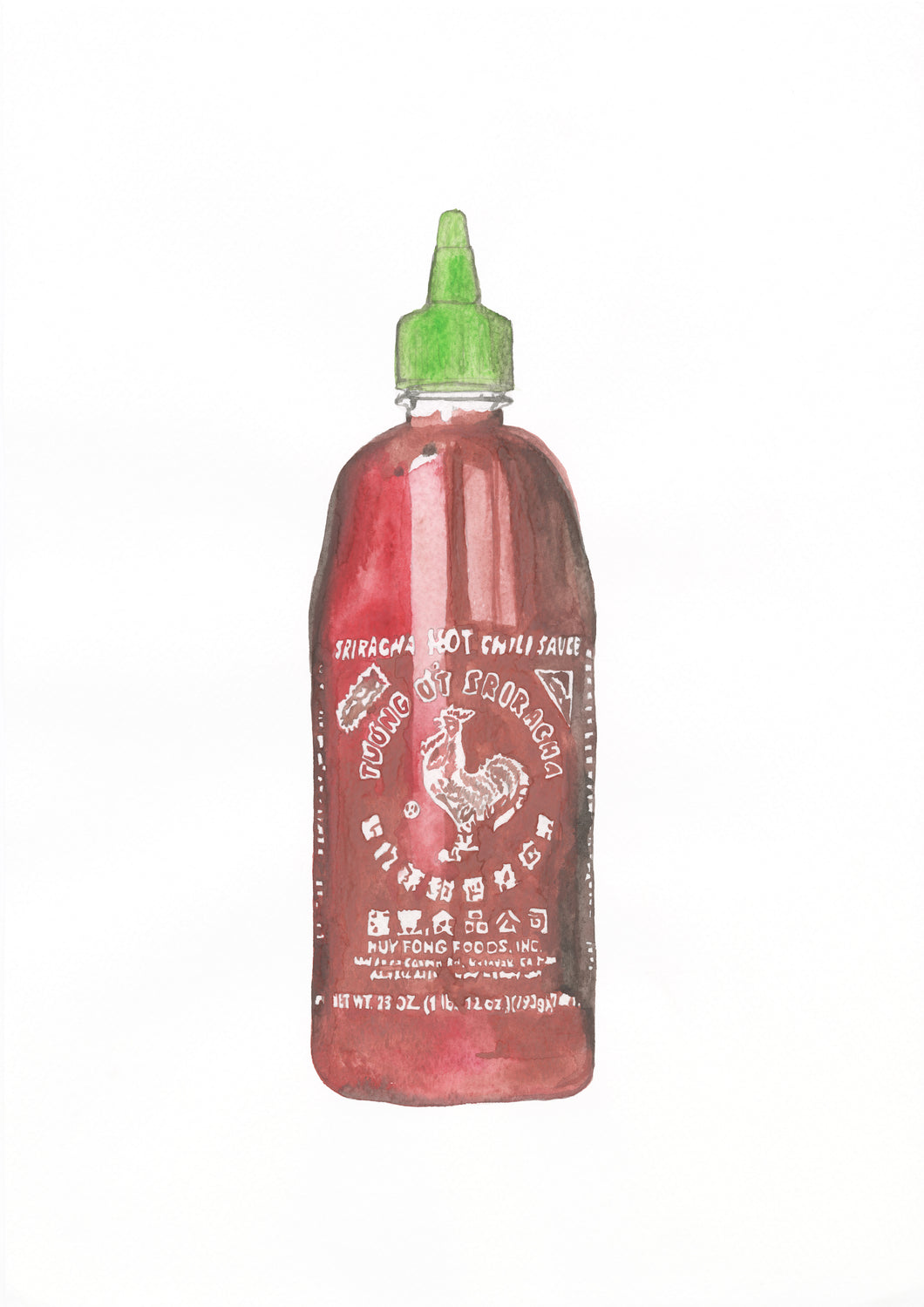Sriracha (I make everything better) - Art Print