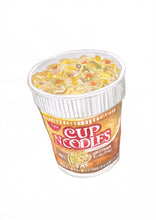 Load image into Gallery viewer, Cup Noodles (I spent all my money on living) - Art Print
