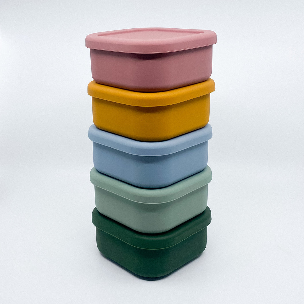 SILICONE SQUARE LUNCH BOX
