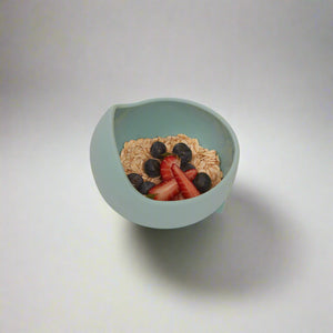 BABY SILICONE SUCTION BOWL WITH LIP