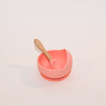 Load image into Gallery viewer, BABY&#39;S FIRST NON SLIP, SUCTION CUP BASE BOWL WITH SPOON
