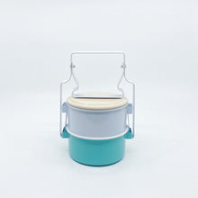 Load image into Gallery viewer, PASTEL ENAMEL TRADITIONAL TIFFIN STYLE LUNCH BOX - 2 LAYER WITH LIDS
