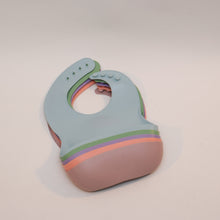 Load image into Gallery viewer, SILICONE ADJUSTABLE BABY BIB
