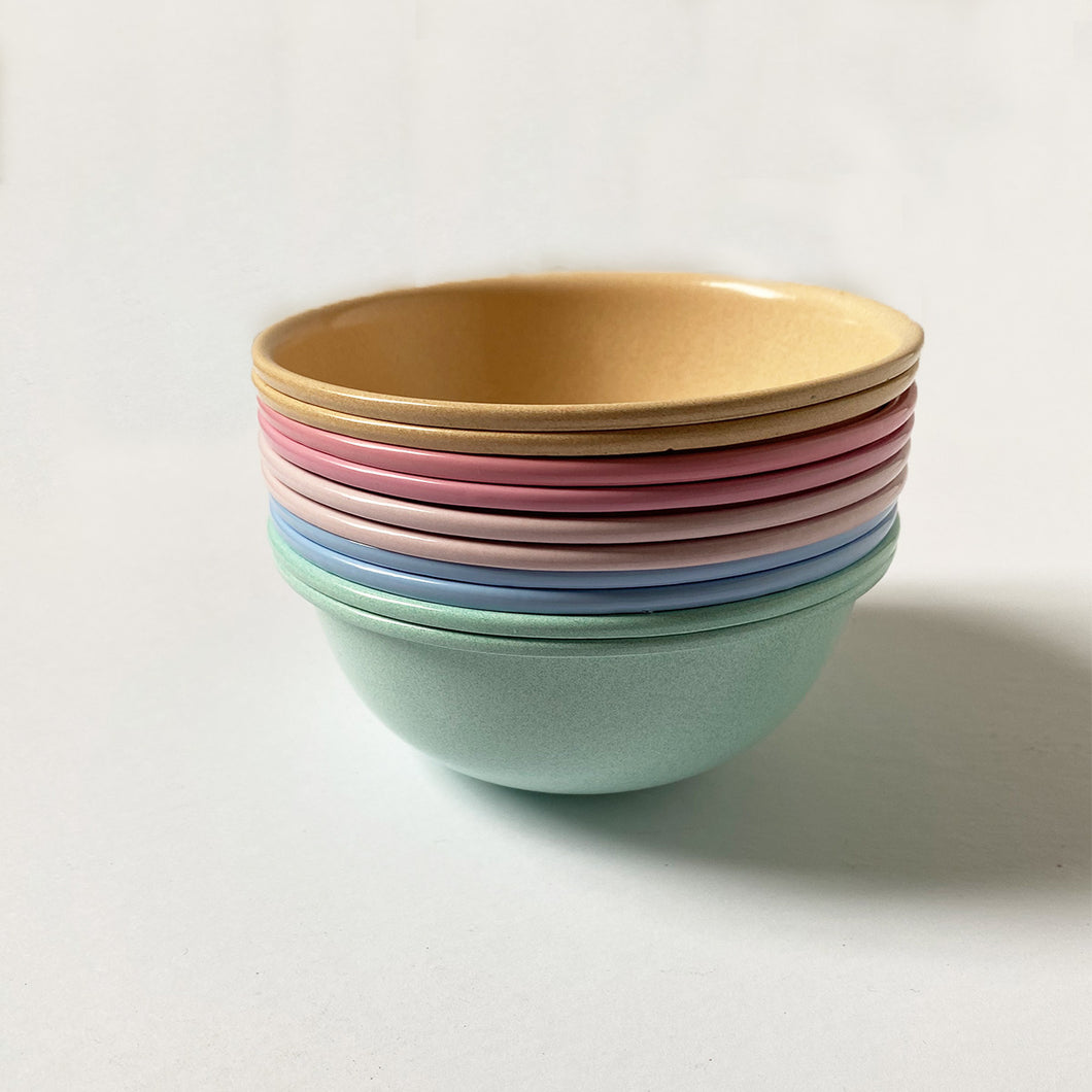 ENAMEL BOWLS - 12CM (W) X 7.5CM (D)