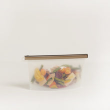 Load image into Gallery viewer, SUSTAINABLE SMALL REUSABLE ZIPLOCK BAG (500ML)
