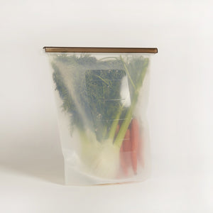 SUSTAINABLE SILICONE EXTRA LARGE REUSABLE ZIPLOCK BAG (4L)