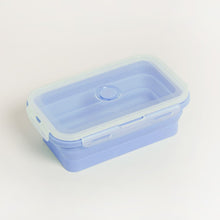 Load image into Gallery viewer, silicone lunchbox, silicone collapsible lunchbox, food storage, eco-friendly lunchbox set, sustainable food storage, silicone food, eco friendly lunch box, silicone food storage, food container, zero waste lunchbox, plastic free lunchbox, zero waste food storage, kids lunchbox, plastic free food storage, plastic free lunchbox, lunchbox set, kids lunchboxes, eco food storage, reusable lunchboxes, meal prep containers
