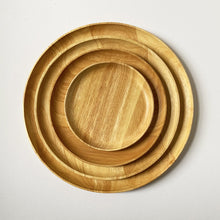 Load image into Gallery viewer, SUSTAINABLY SOURCED HAND CARVED WOODEN BOARDS - ROUND
